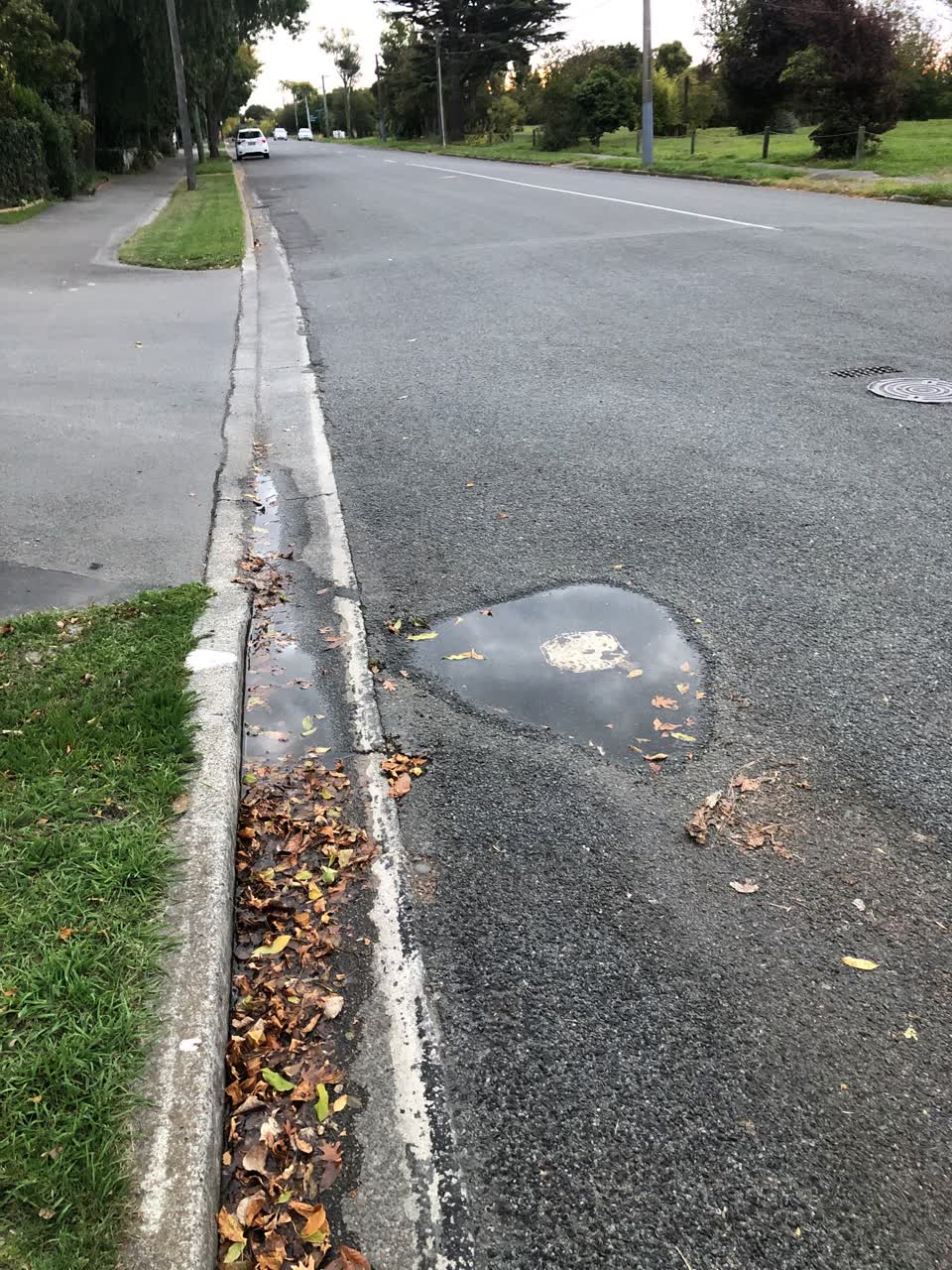 The photograph attached to this water leak report