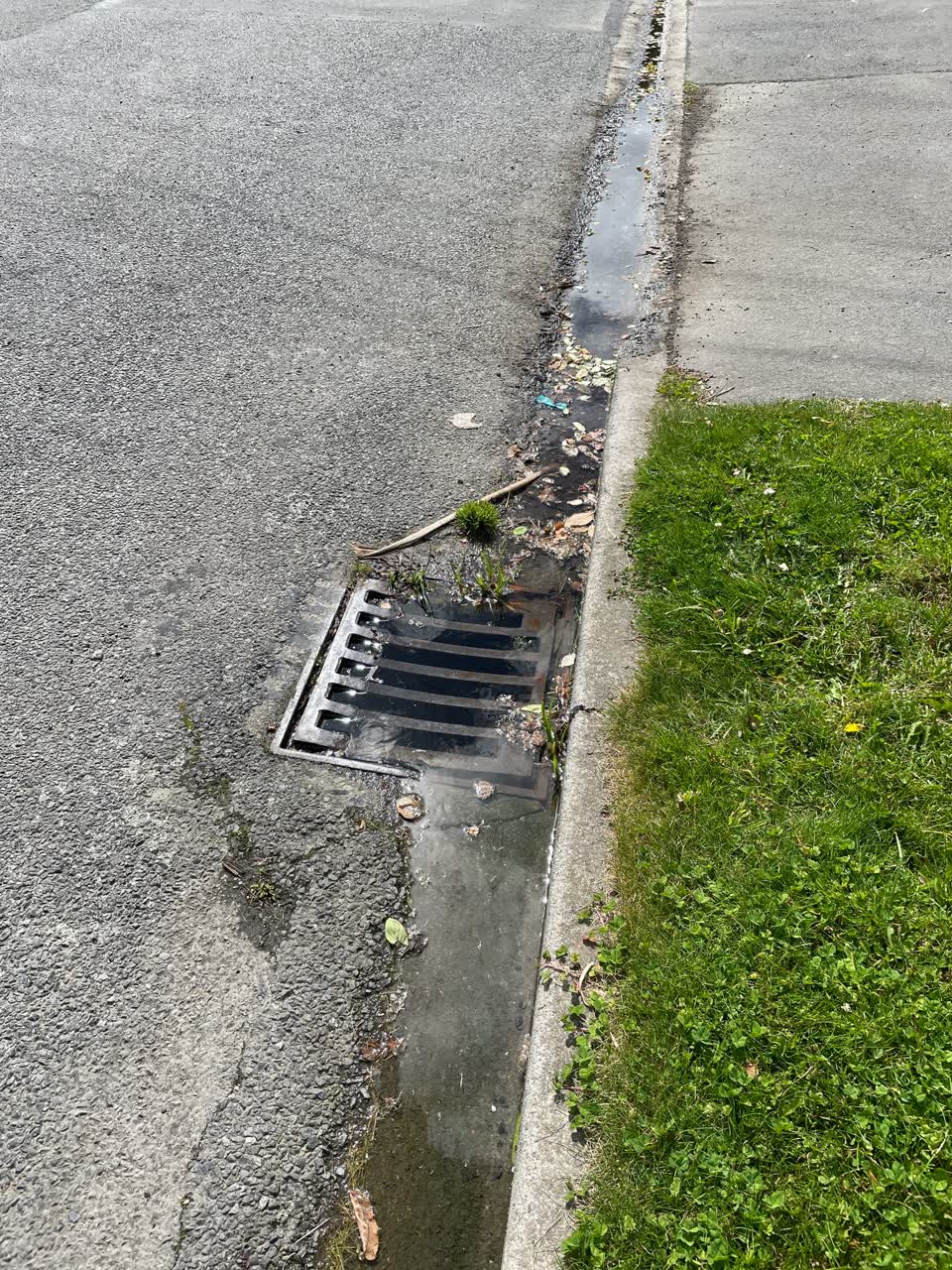 The photograph attached to this wastewater/stormwater report