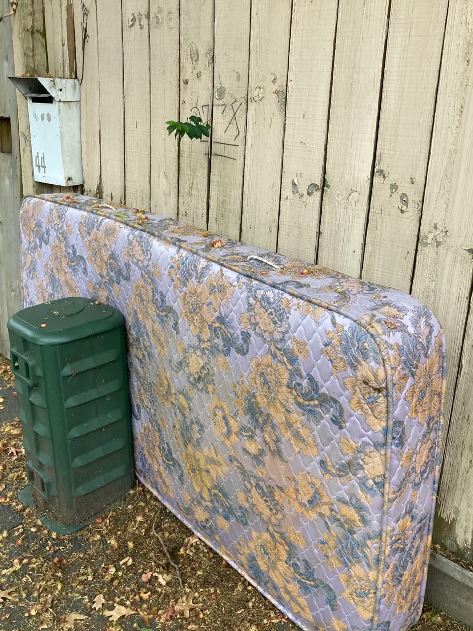 The photograph attached to this rubbish/recycling report