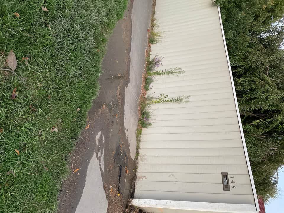 The photograph attached to this water leak report