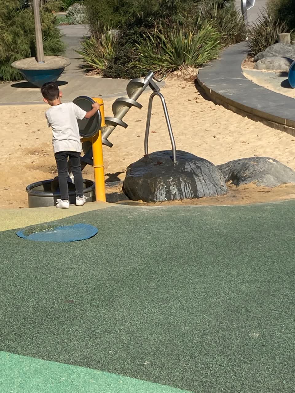 The photograph attached to this parks report