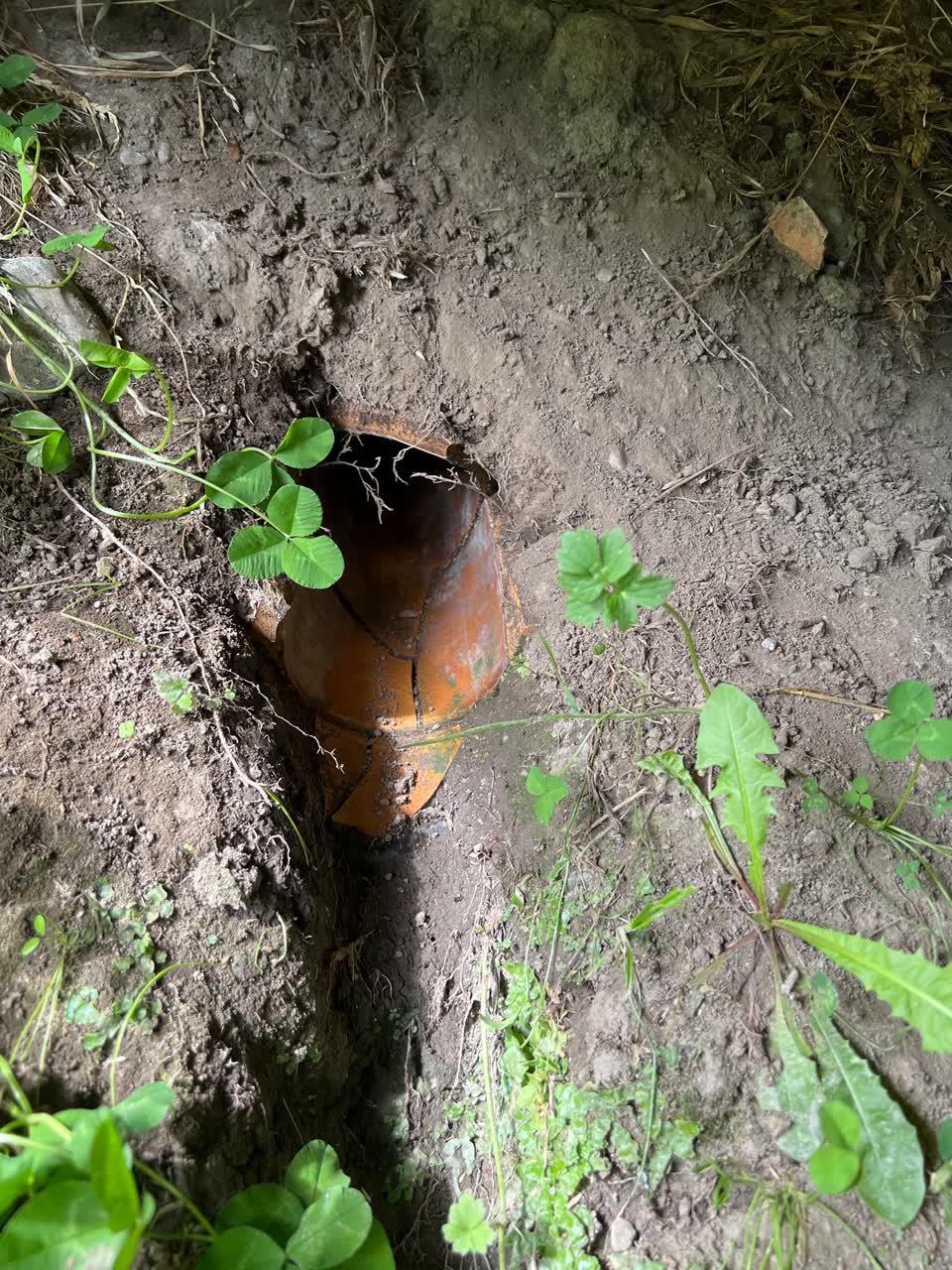 The photograph attached to this wastewater/stormwater report