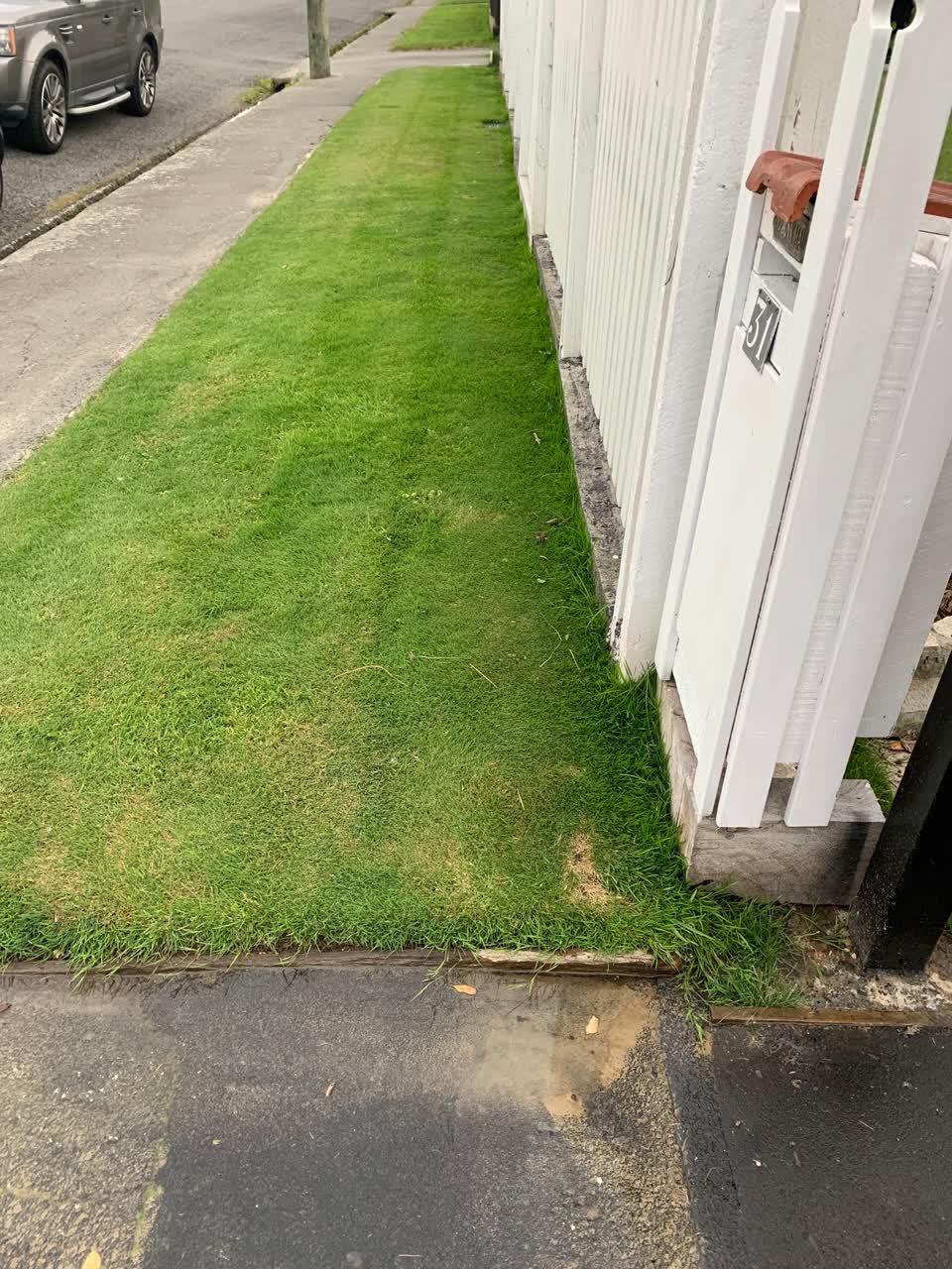 The photograph attached to this water leak report