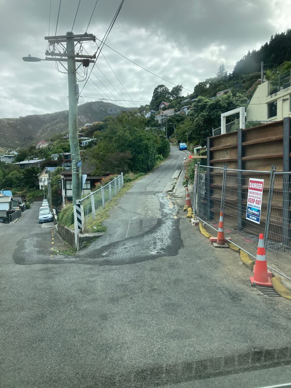 The photograph attached to this water leak report