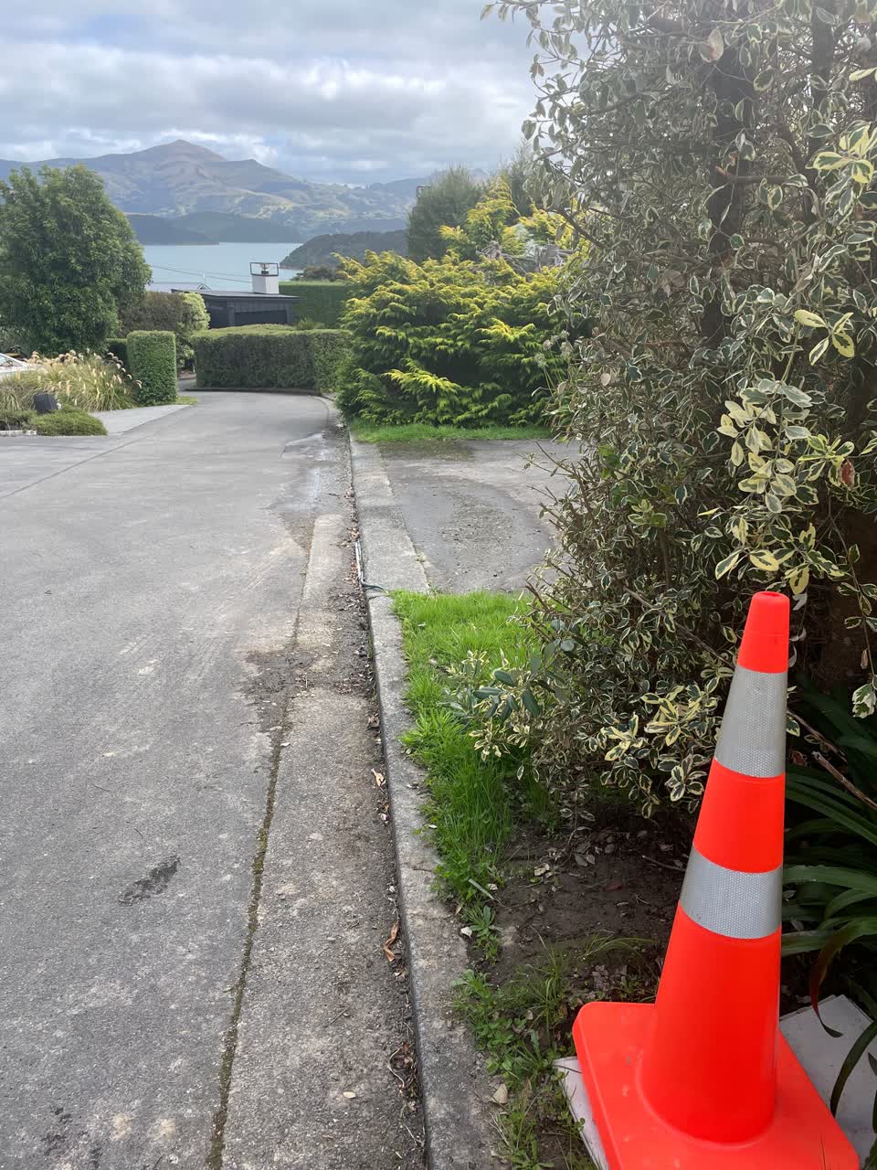The photograph attached to this water leak report