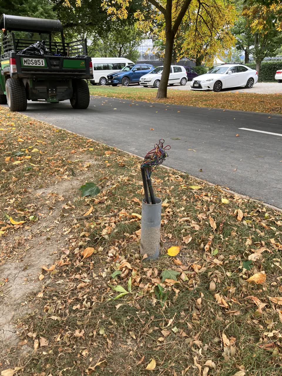 The photograph attached to this parks report