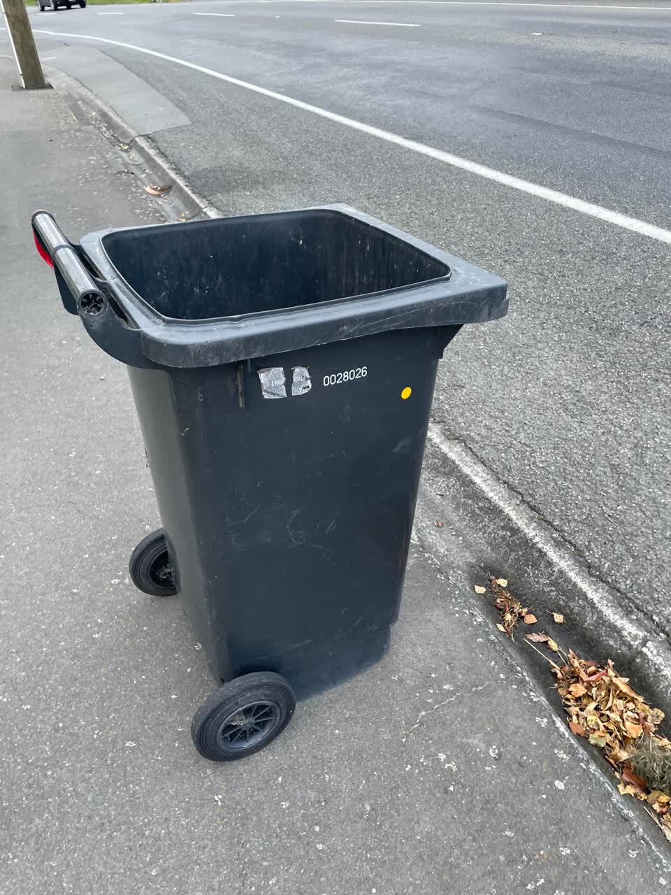 The photograph attached to this rubbish/recycling report