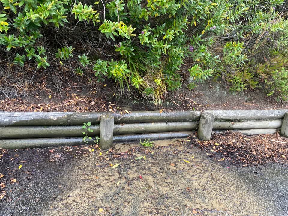 The photograph attached to this water leak report