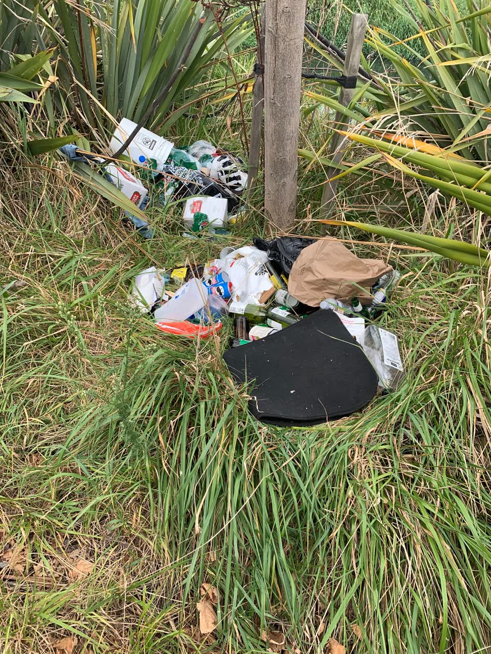 The photograph attached to this rubbish/recycling report