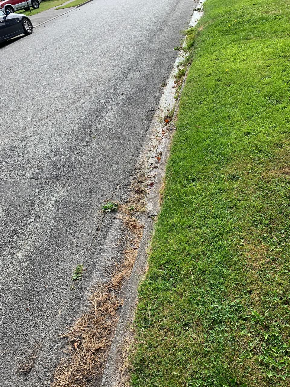 The photograph attached to this water leak report