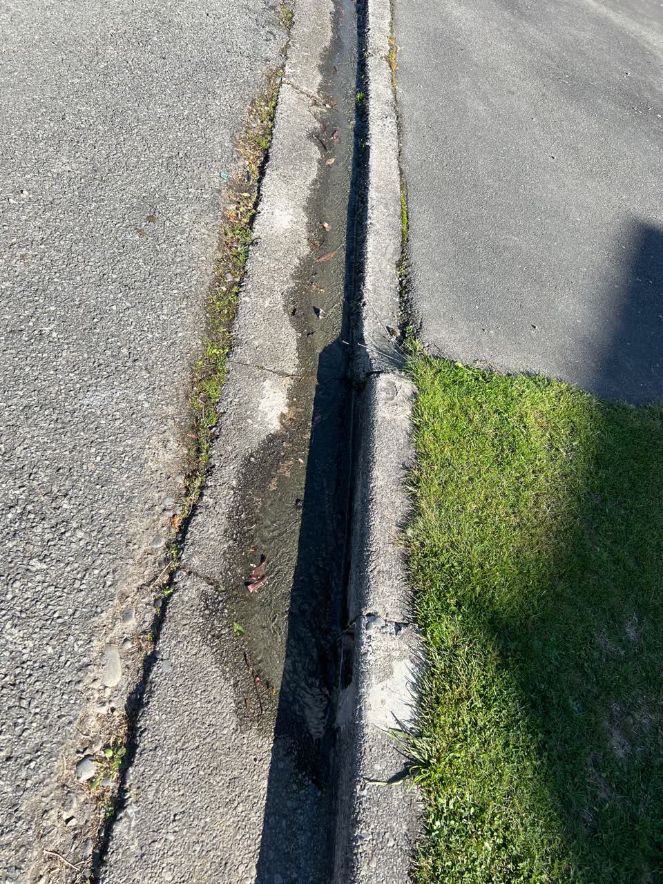 The photograph attached to this water leak report