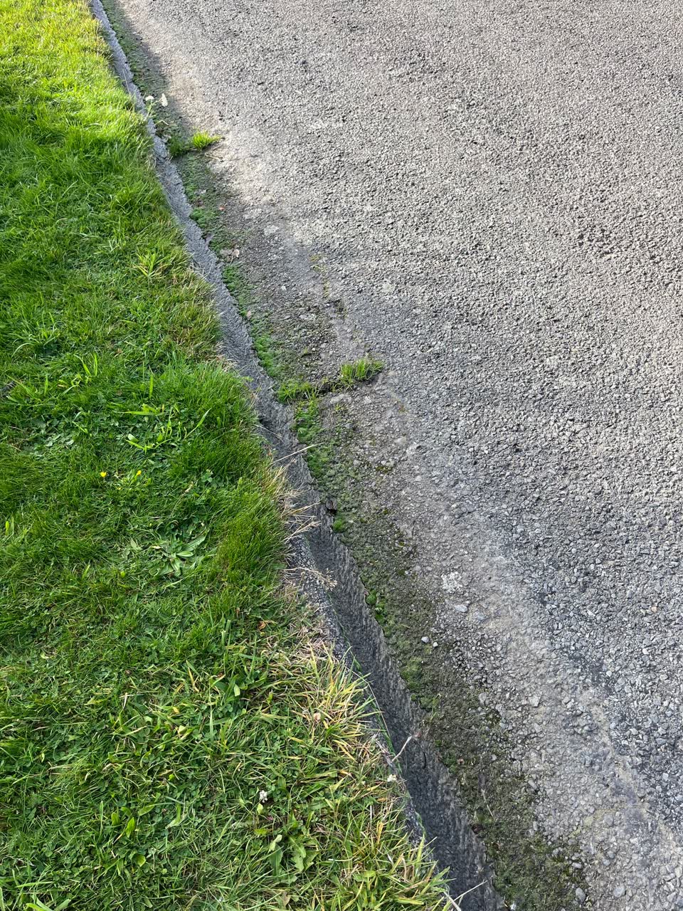 The photograph attached to this water leak report