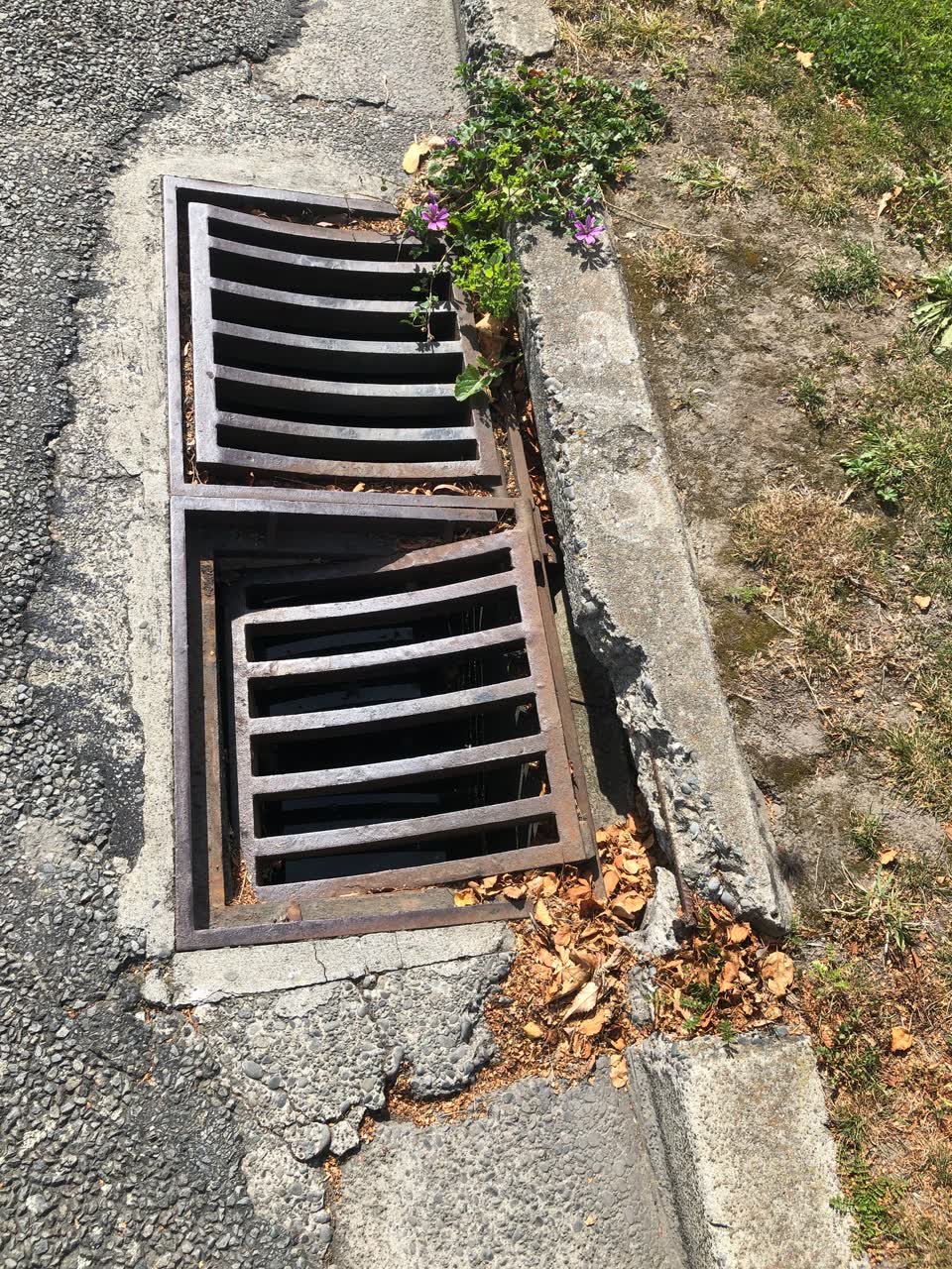 The photograph attached to this wastewater/stormwater report