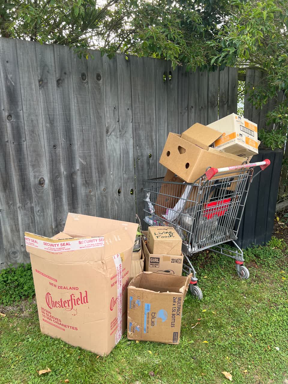 The photograph attached to this rubbish/recycling report