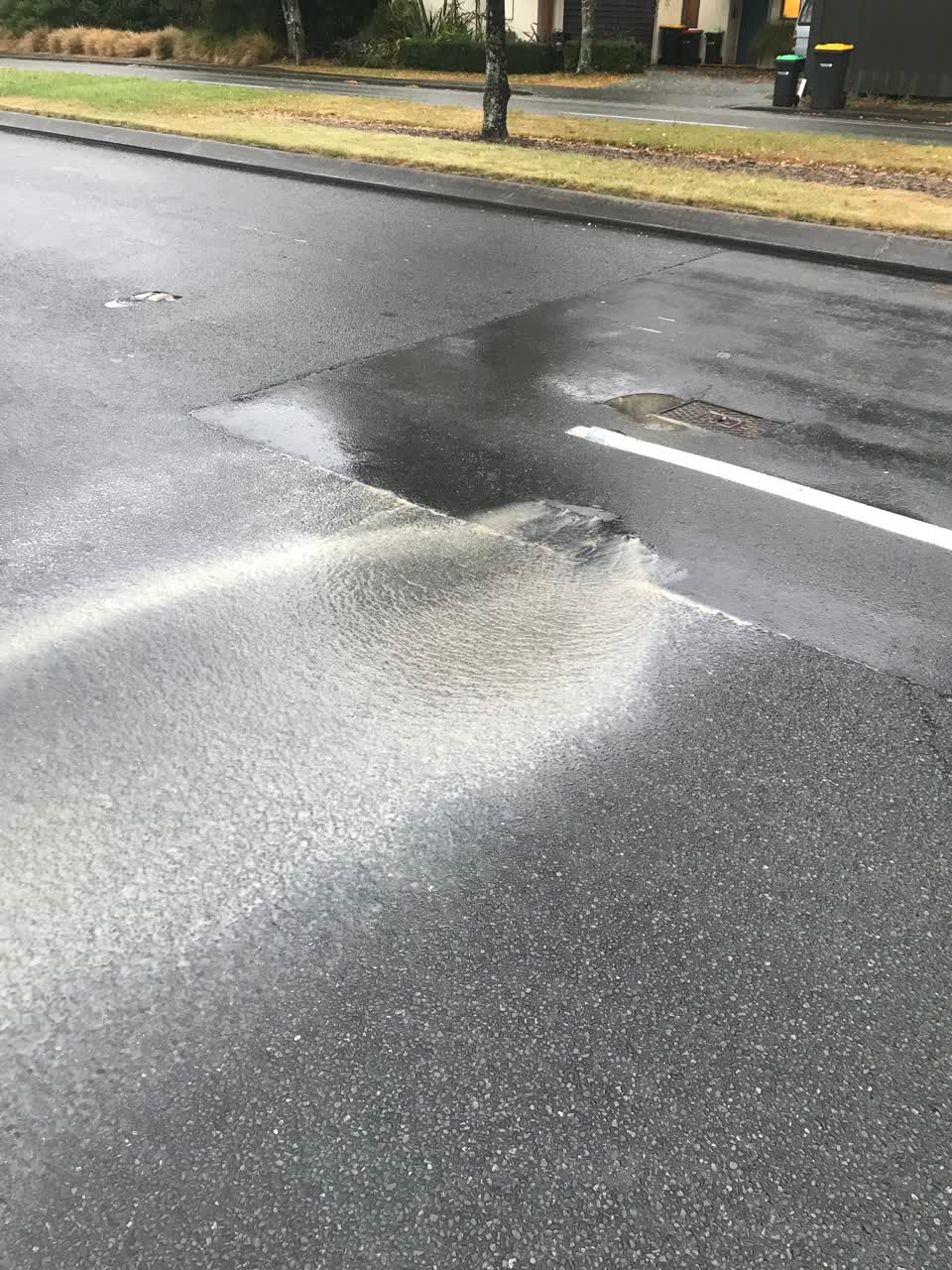 The photograph attached to this wastewater/stormwater report