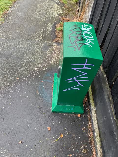 Graffiti, a report photo