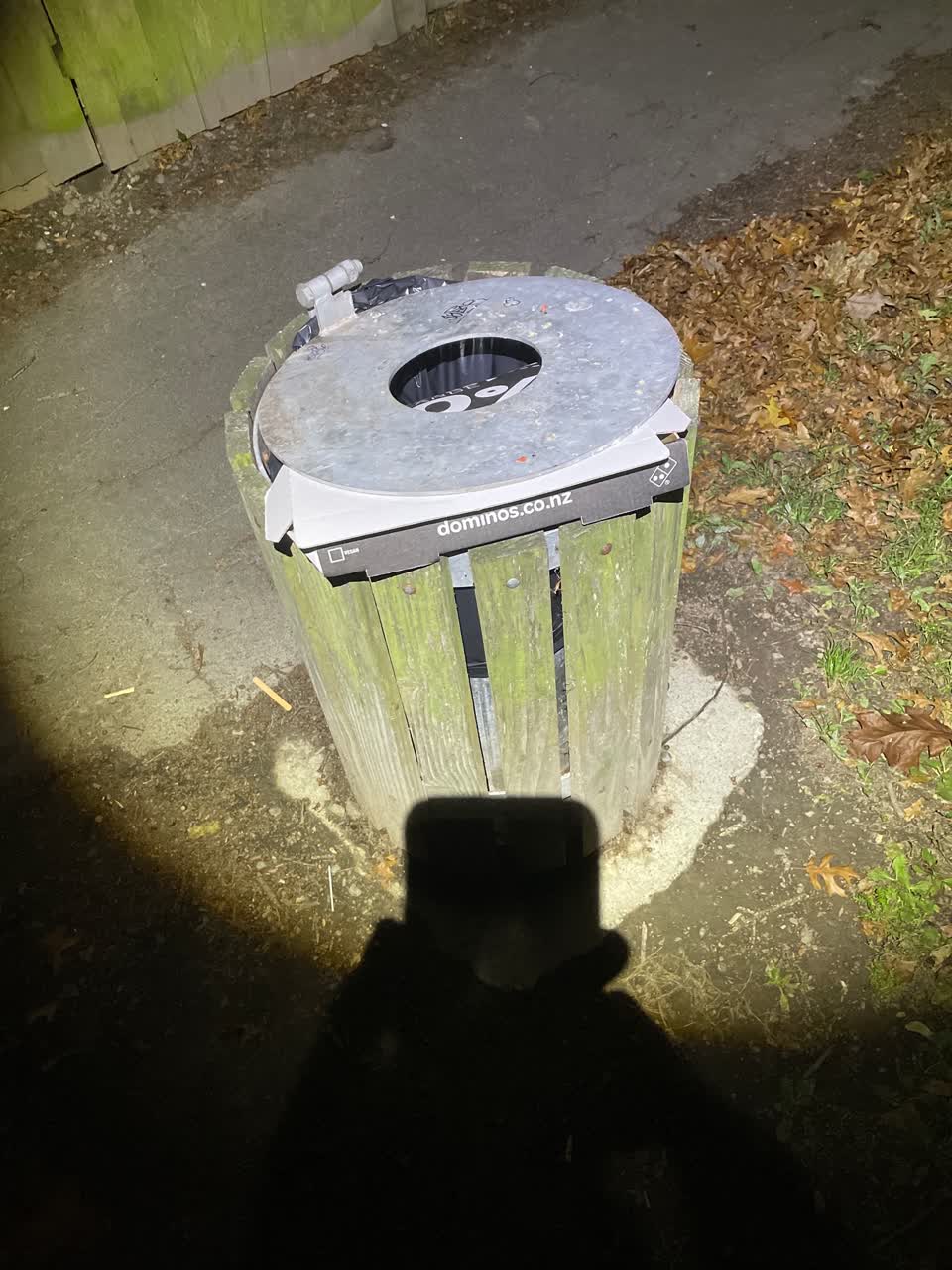 The photograph attached to this rubbish/recycling report