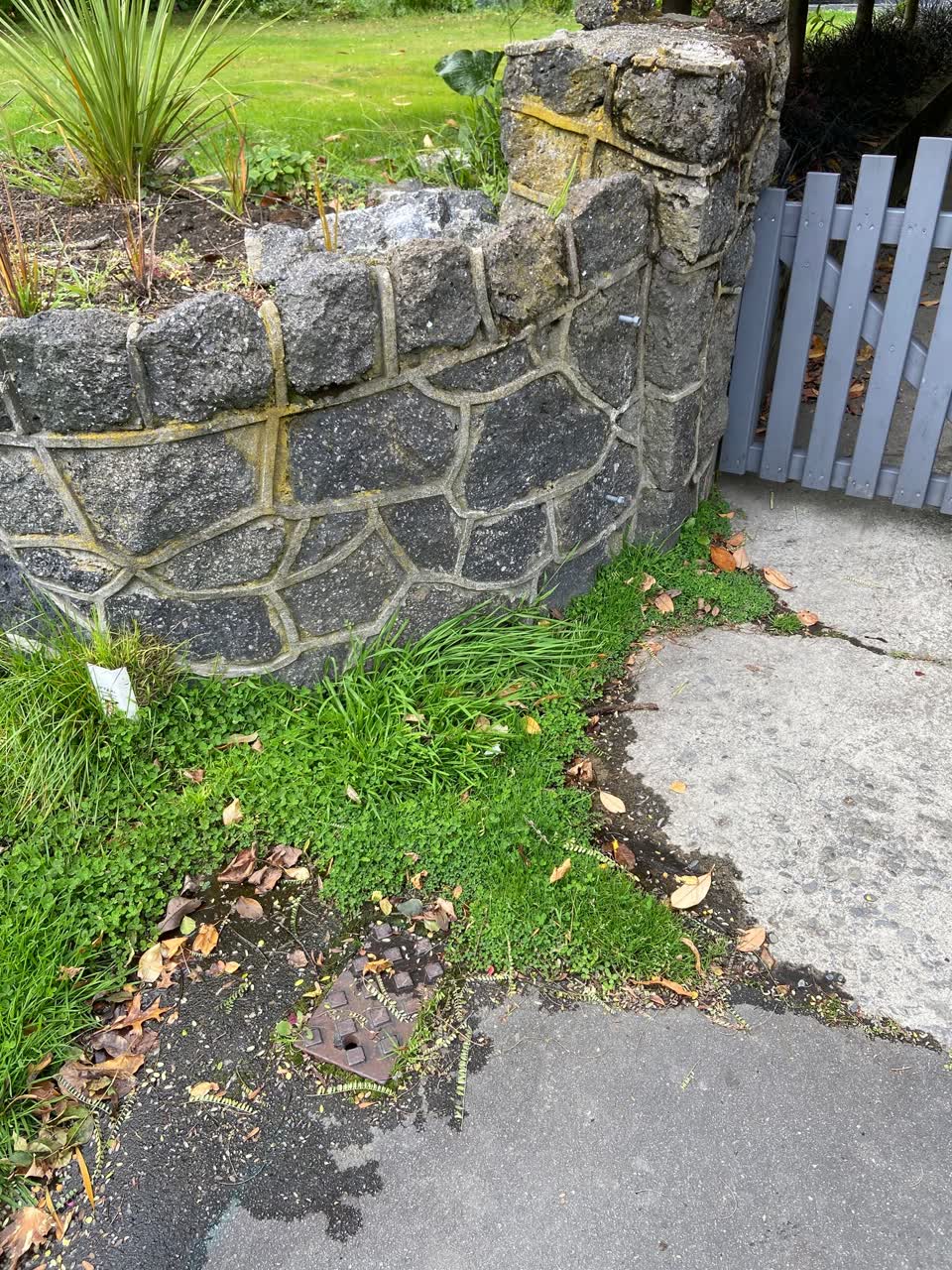 The photograph attached to this wastewater/stormwater report