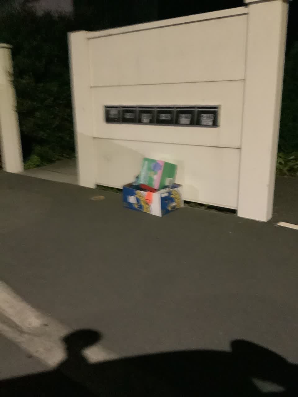 The photograph attached to this rubbish/recycling report