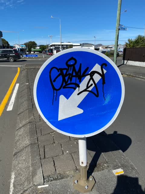 Graffiti, a report photo