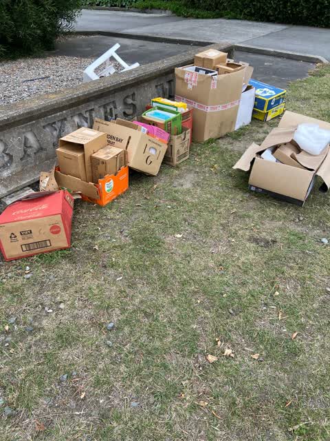 Rubbish/Recycling, a report photo