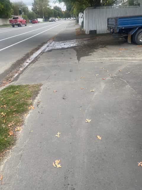 Water Leak, a report photo