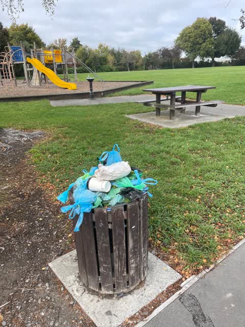 Rubbish/Recycling, a report photo