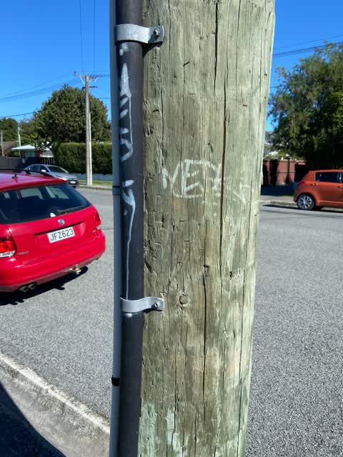 Graffiti, a report photo