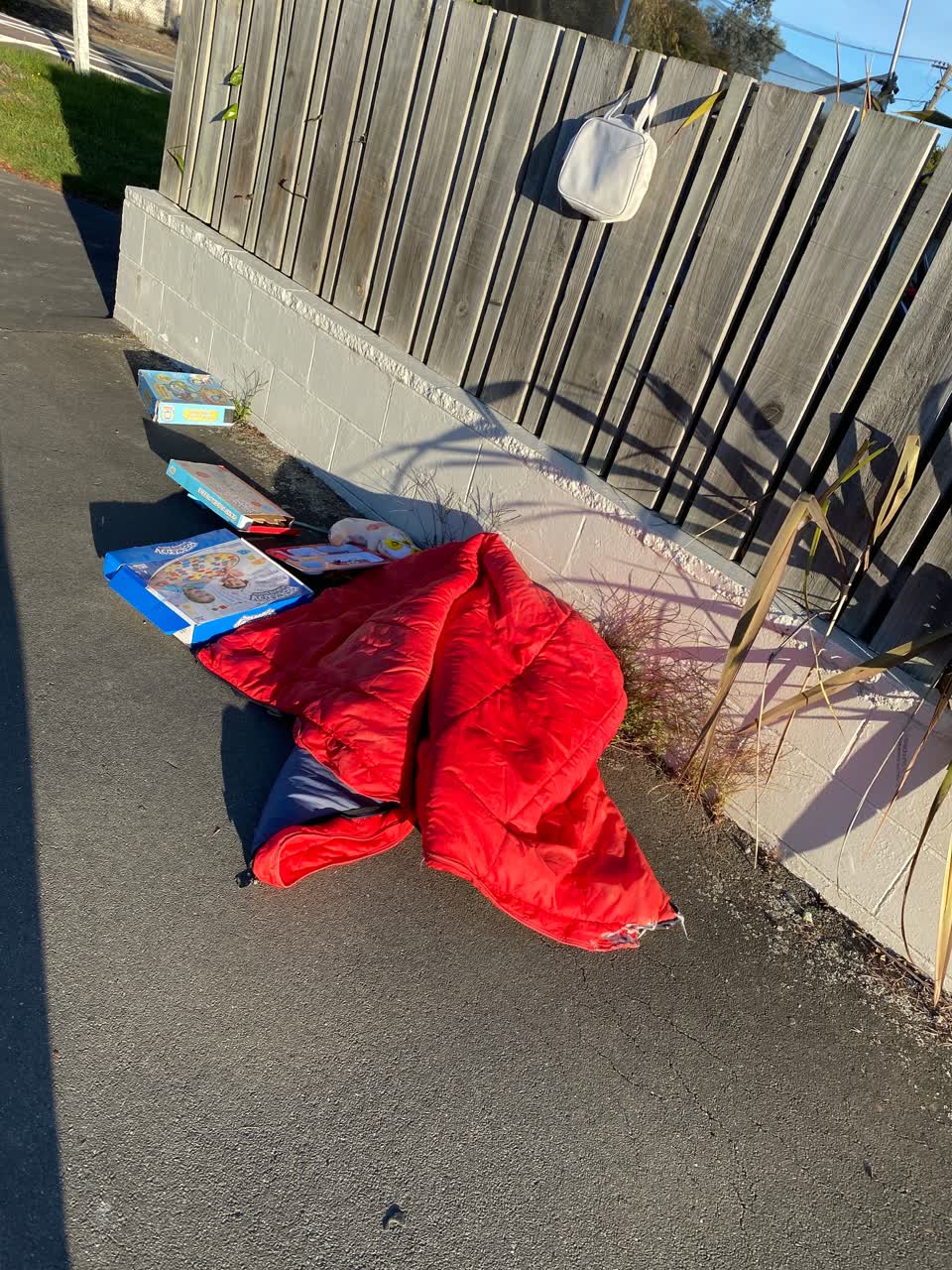 The photograph attached to this rubbish/recycling report