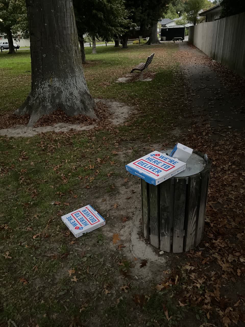 The photograph attached to this rubbish/recycling report