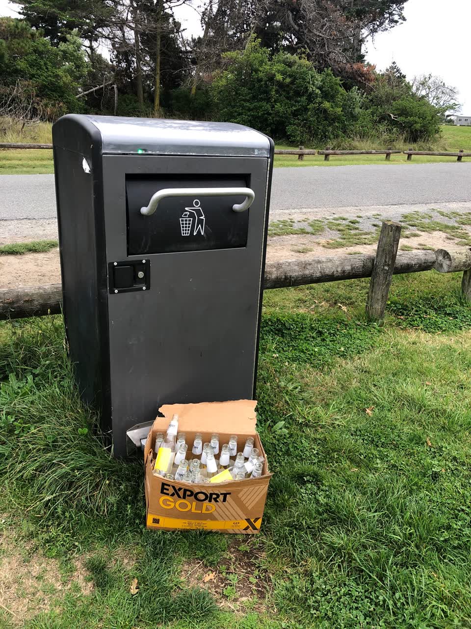 The photograph attached to this parks report