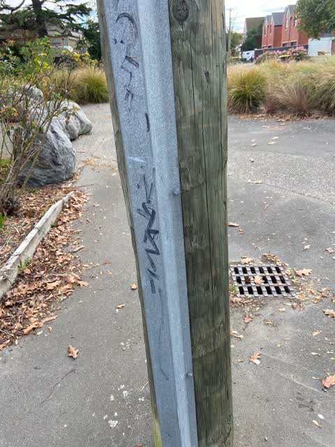 Graffiti, a report photo