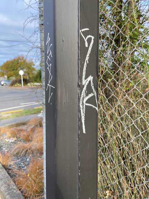 Graffiti, a report photo
