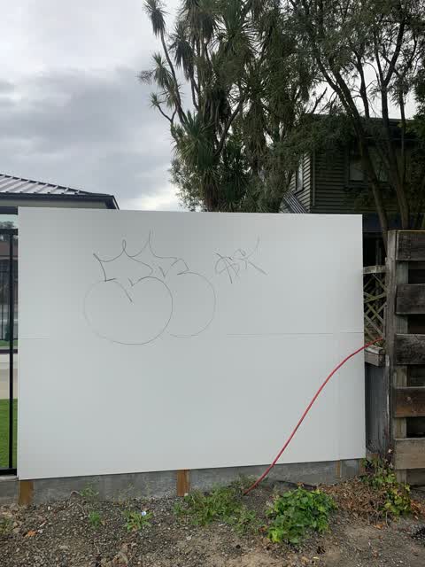 Graffiti, a report photo