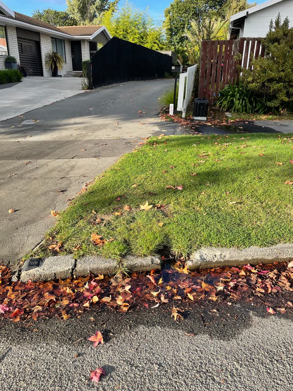 The photograph attached to this water leak report