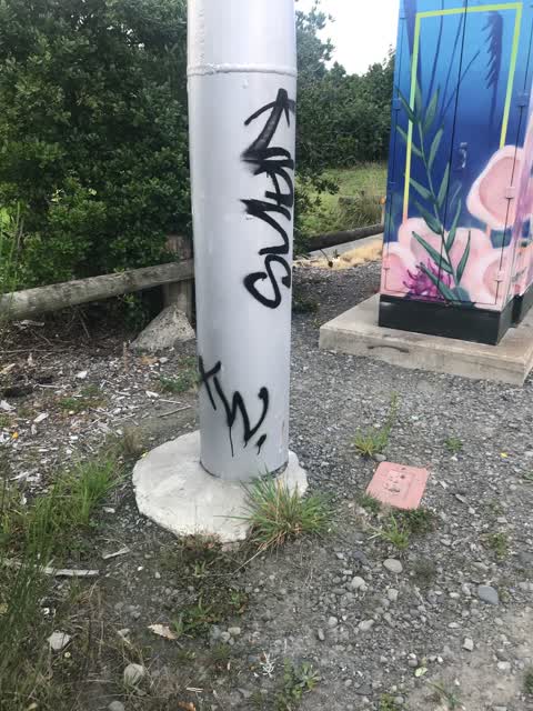 Graffiti, a report photo