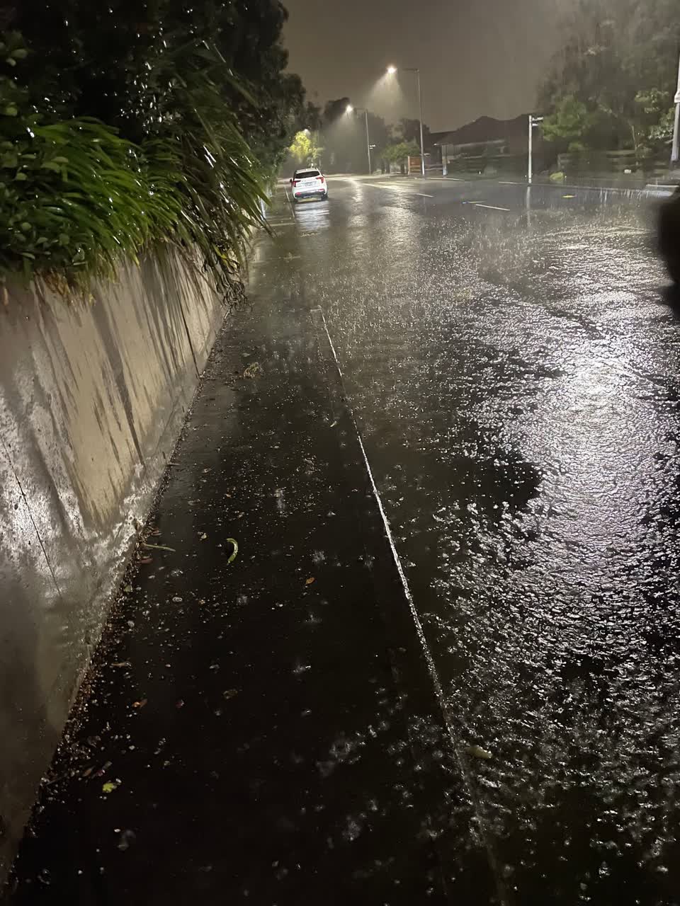 The photograph attached to this flooding report