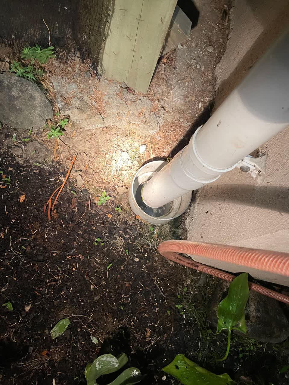 The photograph attached to this flooding report