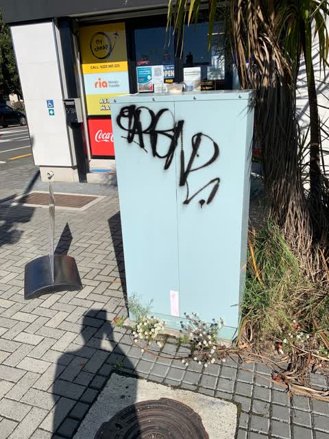 Graffiti, a report photo