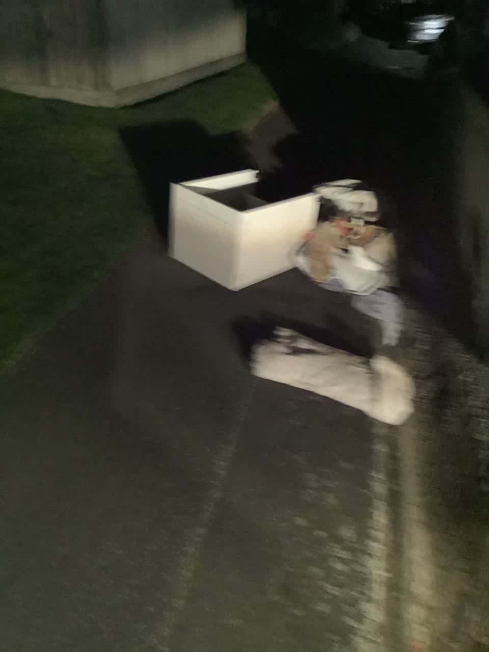 The photograph attached to this rubbish/recycling report