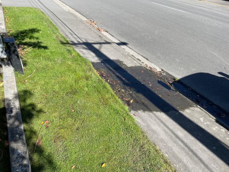 The photograph attached to this water leak report
