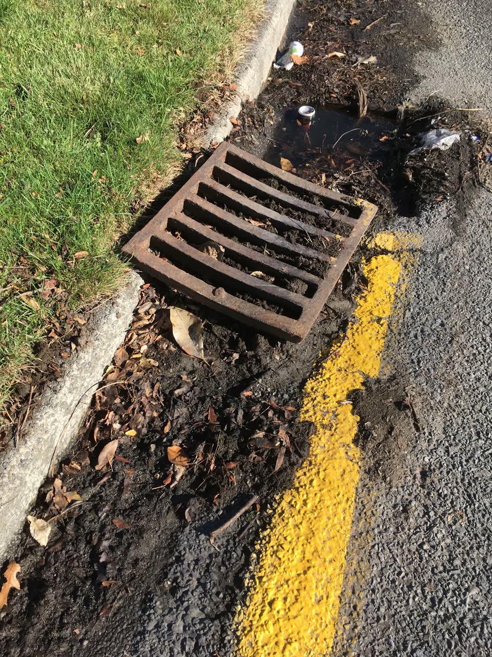 The photograph attached to this wastewater/stormwater report