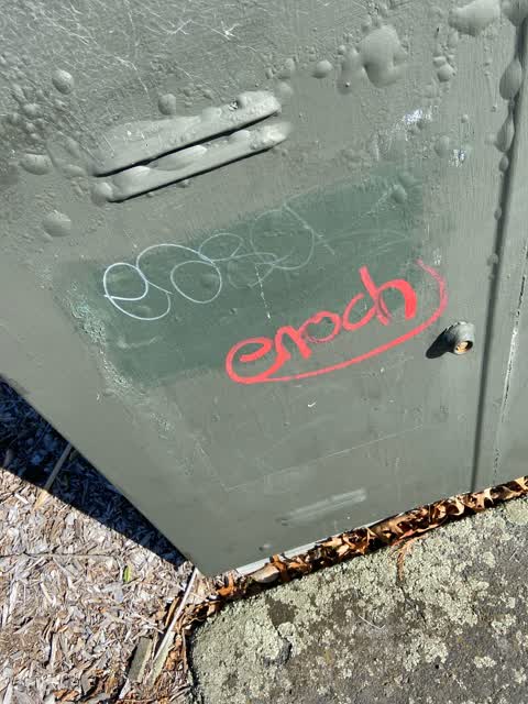 Graffiti, a report photo