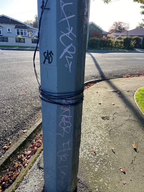 Graffiti, a report photo