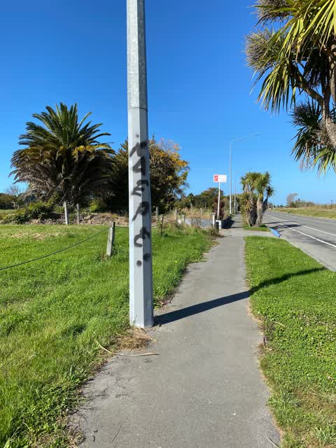 Graffiti, a report photo