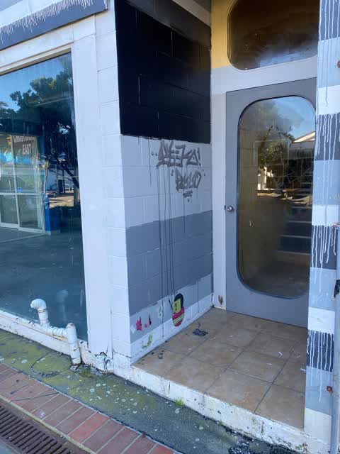 Graffiti, a report photo
