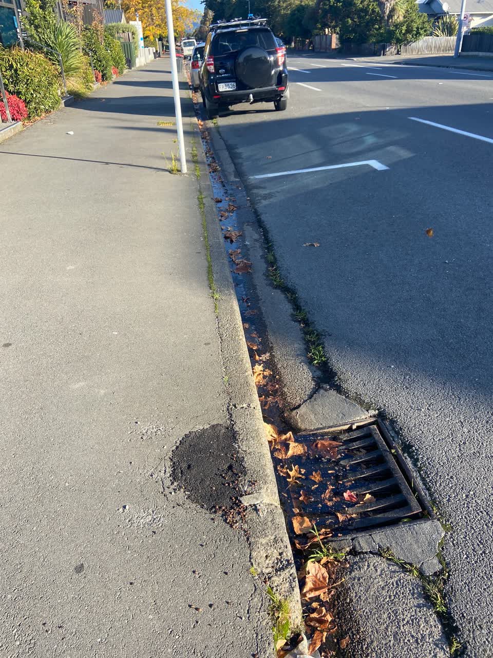 The photograph attached to this sewer - leak / blockage report