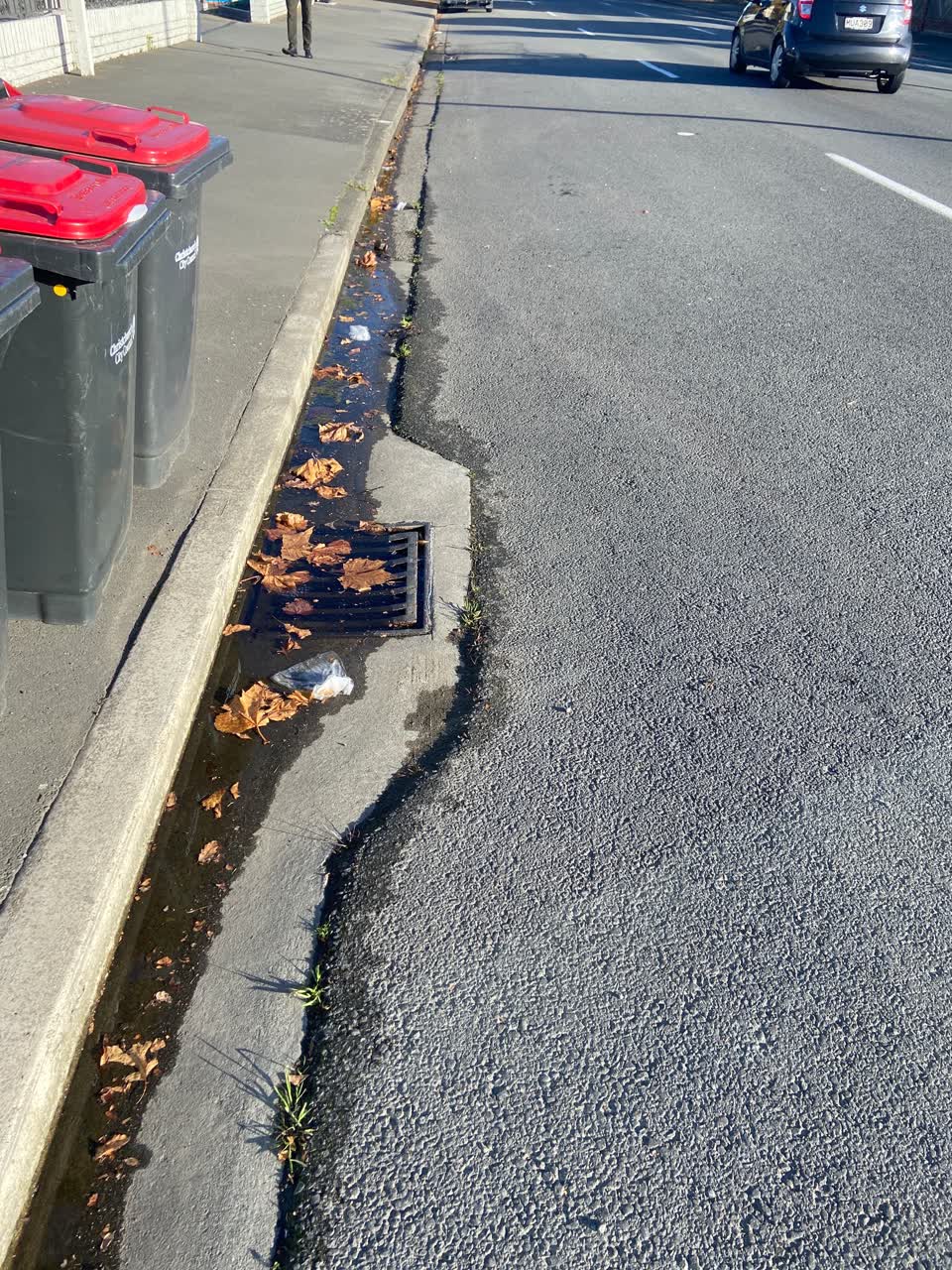 The photograph attached to this wastewater/stormwater report