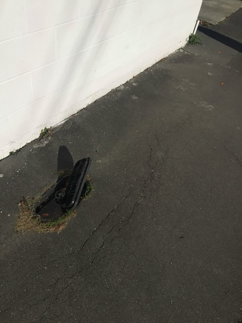 The photograph attached to this water leak report