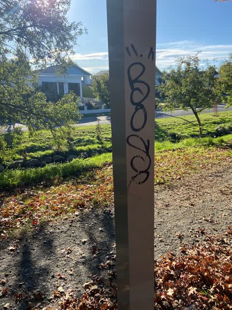 Graffiti, a report photo